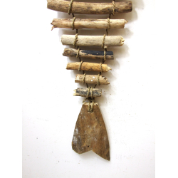 Dekoracja drewniana Ryba Wisząca 110cm